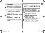 Preview for 153 page of Panasonic ER-SB40 Operating Instructions Manual