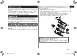 Preview for 163 page of Panasonic ER-SB40 Operating Instructions Manual