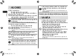 Preview for 170 page of Panasonic ER-SB40 Operating Instructions Manual