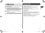 Preview for 171 page of Panasonic ER-SB40 Operating Instructions Manual