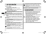 Preview for 202 page of Panasonic ER-SB40 Operating Instructions Manual