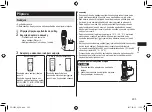 Preview for 205 page of Panasonic ER-SB40 Operating Instructions Manual