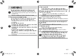 Предварительный просмотр 169 страницы Panasonic ER-SC40 Operating Instructions Manual