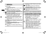 Preview for 206 page of Panasonic ER-SC40 Operating Instructions Manual