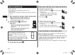 Предварительный просмотр 210 страницы Panasonic ER-SC40 Operating Instructions Manual