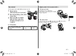 Предварительный просмотр 215 страницы Panasonic ER-SC40 Operating Instructions Manual