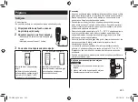 Preview for 245 page of Panasonic ER-SC40 Operating Instructions Manual