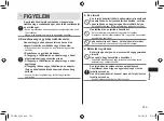 Preview for 259 page of Panasonic ER-SC40 Operating Instructions Manual