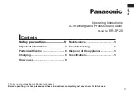 Preview for 2 page of Panasonic ER-SP20 Operating Instructions Manual