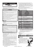 Preview for 1 page of Panasonic ER-VS02 Instruction Manual