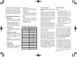 Preview for 8 page of Panasonic ER207 Operating Instructions Manual