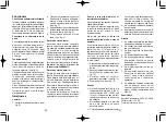 Preview for 26 page of Panasonic ER207 Operating Instructions Manual