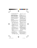 Предварительный просмотр 32 страницы Panasonic ER214/216 Operating Instructions Manual