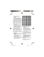 Preview for 8 page of Panasonic ER214 Operating Instructions Manual