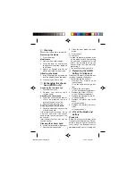 Preview for 9 page of Panasonic ER214 Operating Instructions Manual