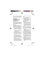 Preview for 11 page of Panasonic ER214 Operating Instructions Manual