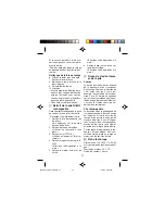 Preview for 21 page of Panasonic ER214 Operating Instructions Manual