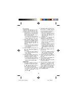 Preview for 23 page of Panasonic ER214 Operating Instructions Manual