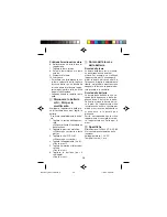 Preview for 26 page of Panasonic ER214 Operating Instructions Manual