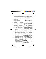 Preview for 27 page of Panasonic ER214 Operating Instructions Manual