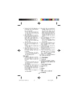 Preview for 28 page of Panasonic ER214 Operating Instructions Manual