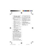 Preview for 36 page of Panasonic ER214 Operating Instructions Manual