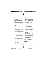 Preview for 42 page of Panasonic ER214 Operating Instructions Manual