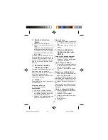 Preview for 45 page of Panasonic ER214 Operating Instructions Manual