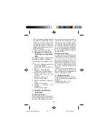 Preview for 46 page of Panasonic ER214 Operating Instructions Manual