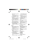 Preview for 48 page of Panasonic ER214 Operating Instructions Manual