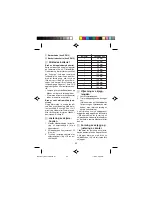 Preview for 49 page of Panasonic ER214 Operating Instructions Manual