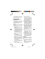 Preview for 52 page of Panasonic ER214 Operating Instructions Manual