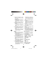 Preview for 53 page of Panasonic ER214 Operating Instructions Manual