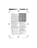 Preview for 54 page of Panasonic ER214 Operating Instructions Manual