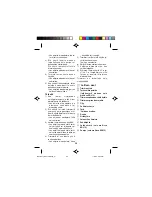 Preview for 58 page of Panasonic ER214 Operating Instructions Manual