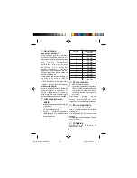 Preview for 59 page of Panasonic ER214 Operating Instructions Manual