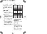 Предварительный просмотр 11 страницы Panasonic ER217 Operating Instructions Manual