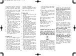 Preview for 17 page of Panasonic ER217 Operating Instructions Manual