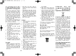 Preview for 20 page of Panasonic ER217 Operating Instructions Manual