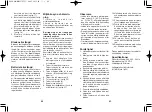 Preview for 36 page of Panasonic ER217 Operating Instructions Manual