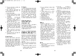 Preview for 42 page of Panasonic ER217 Operating Instructions Manual