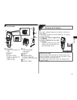 Предварительный просмотр 15 страницы Panasonic ER2171 Operating Instructions Manual