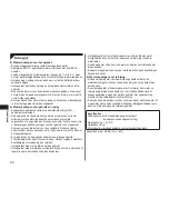 Предварительный просмотр 26 страницы Panasonic ER2171 Operating Instructions Manual