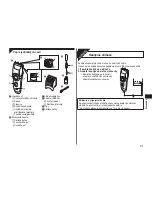 Предварительный просмотр 81 страницы Panasonic ER2171 Operating Instructions Manual