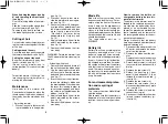 Preview for 5 page of Panasonic ER221 Operating Instructions Manual