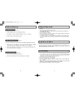 Preview for 6 page of Panasonic ER240 Operating Instructions Manual