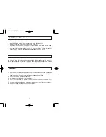 Preview for 8 page of Panasonic ER240 Operating Instructions Manual