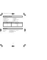 Preview for 9 page of Panasonic ER240 Operating Instructions Manual