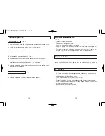 Preview for 10 page of Panasonic ER240 Operating Instructions Manual