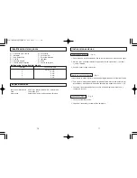 Preview for 11 page of Panasonic ER240 Operating Instructions Manual